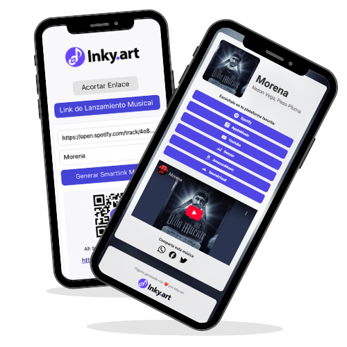 Ejemplo de smartlink musical lnky.art